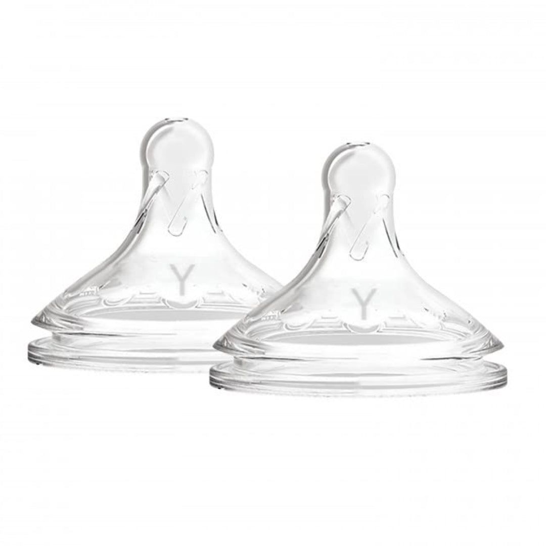 Dr Brown's Anti Colic Wide Neck Y-Cut Teat 9m+ 2 Pack