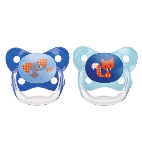 Dr Brown's PreVent Contoured Pacifier Stage2 6-12m Blue