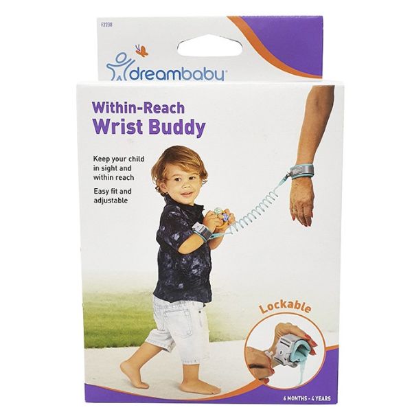 Dreambaby Within Reach Wrist Buddy Aqua