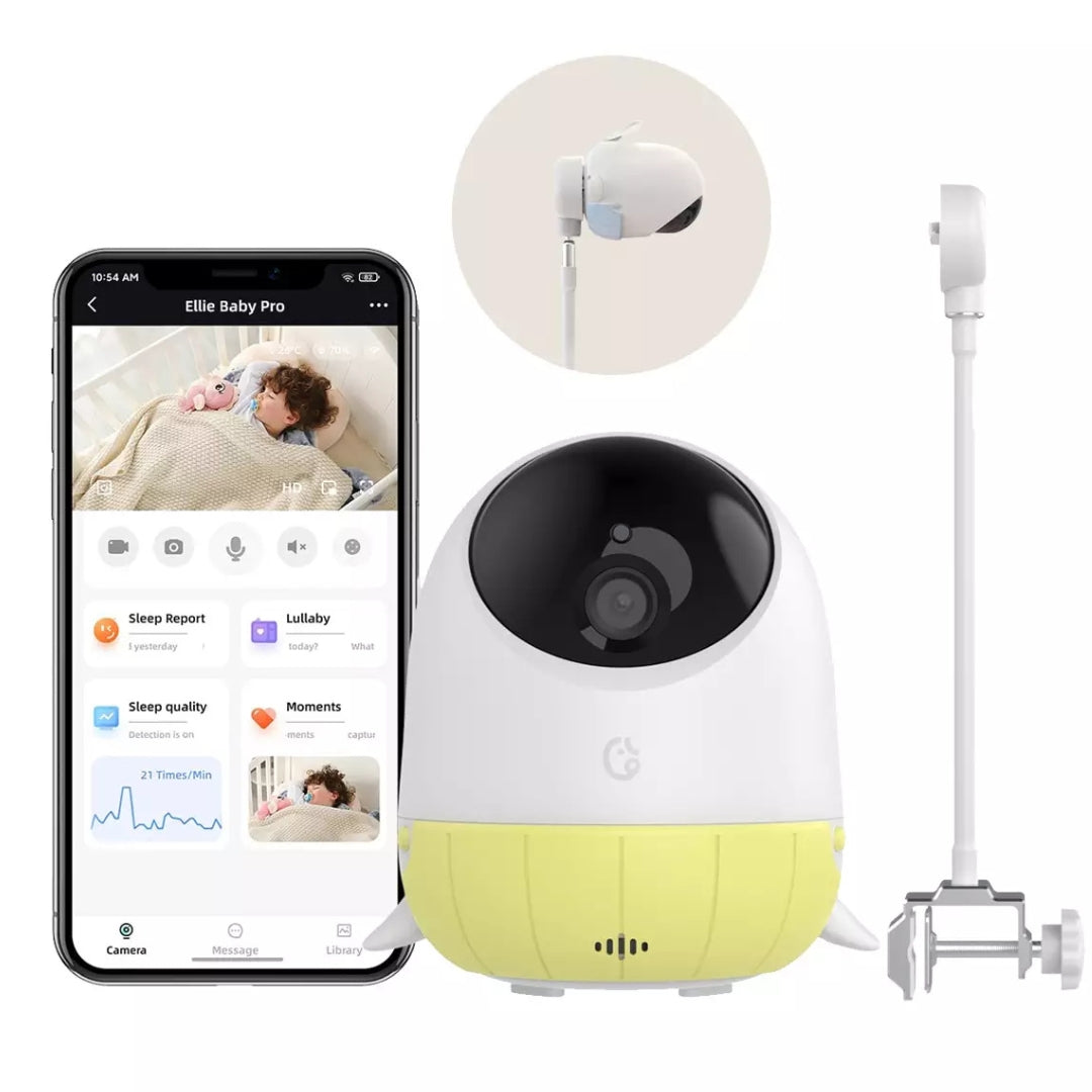 Ellie Baby Pro Baby Camera Yellow