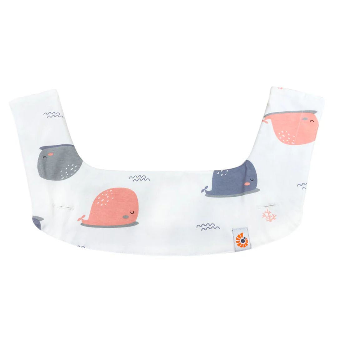 Ergobaby Reversible Drool Bib Whale/Clouds