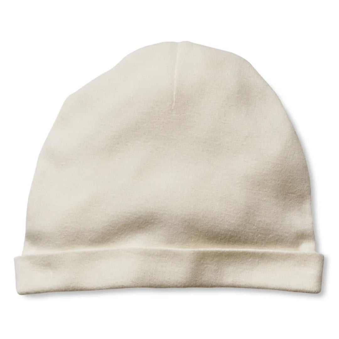 Fibre For Good Undyed Organic Cotton Double Layer Beanie Natural White