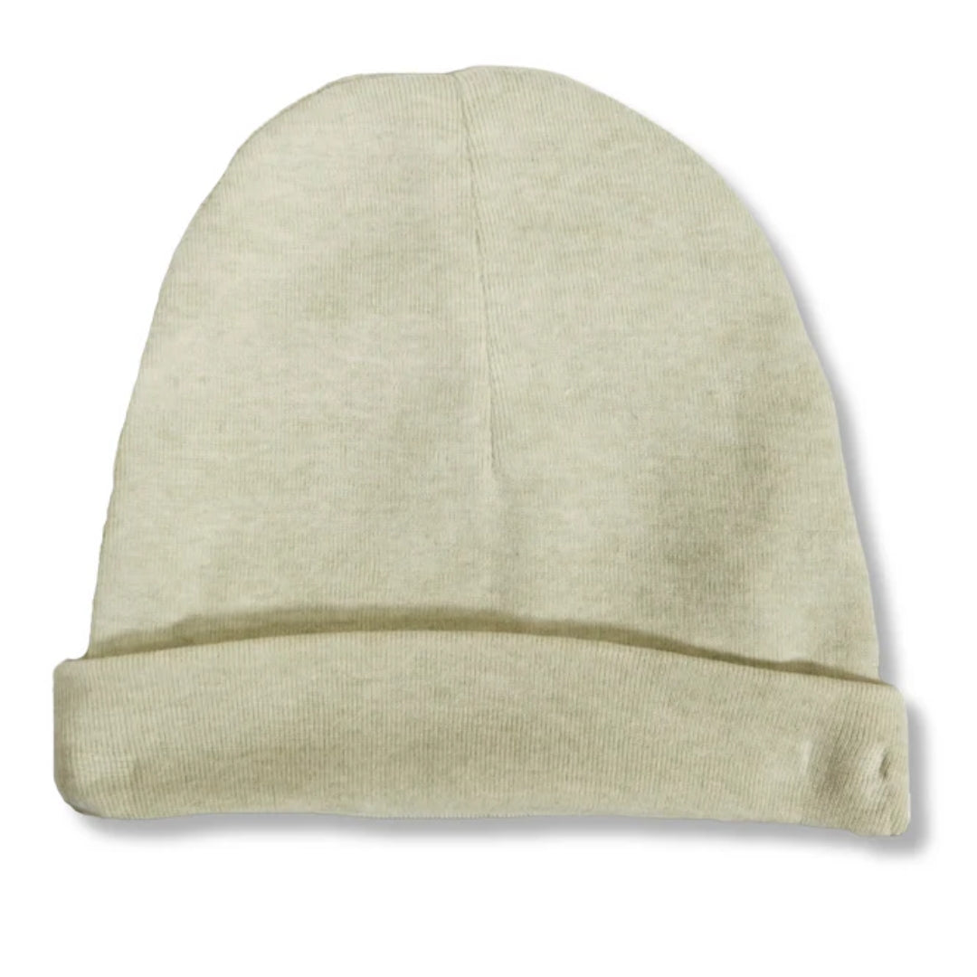 Fibre For Good Undyed Organic Cotton Double Layer Beanie Sage