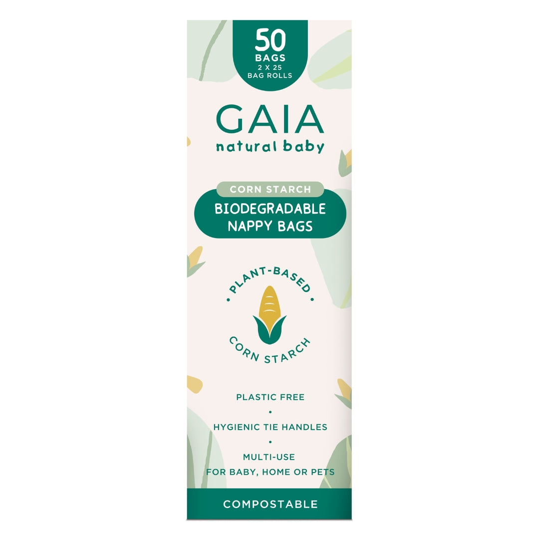 Gaia Biodegradable Nappy Bags 50pk