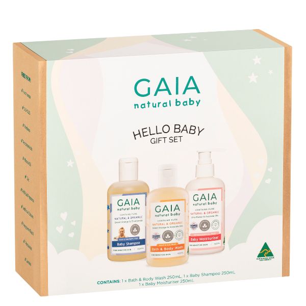 Gaia Natural Baby Hello Baby Gift Set