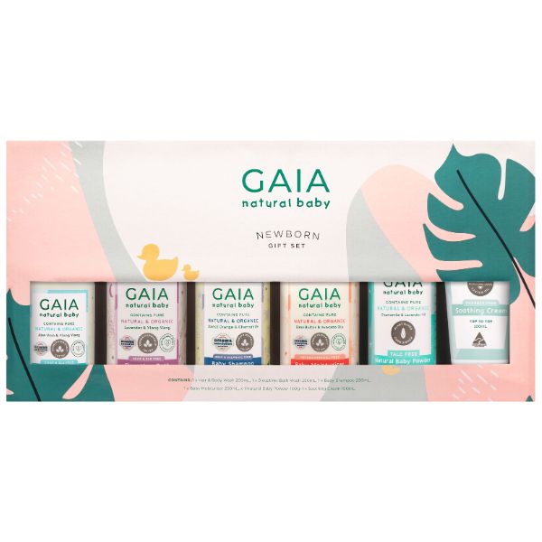 Gaia Natural Baby Newborn Baby Gift Set