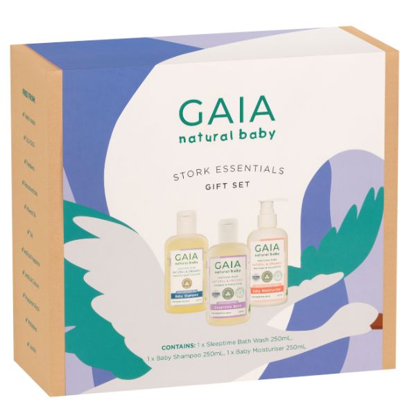 Gaia Natural Baby Stork Essentials Set