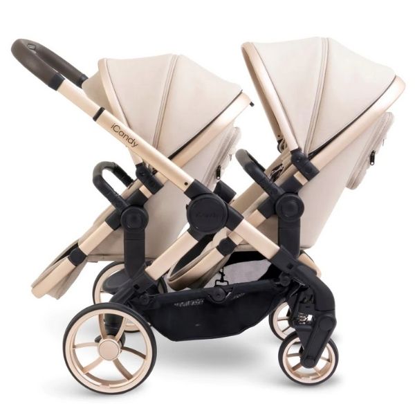 iCandy Peach Double Pram Biscotti – Baby Kingdom