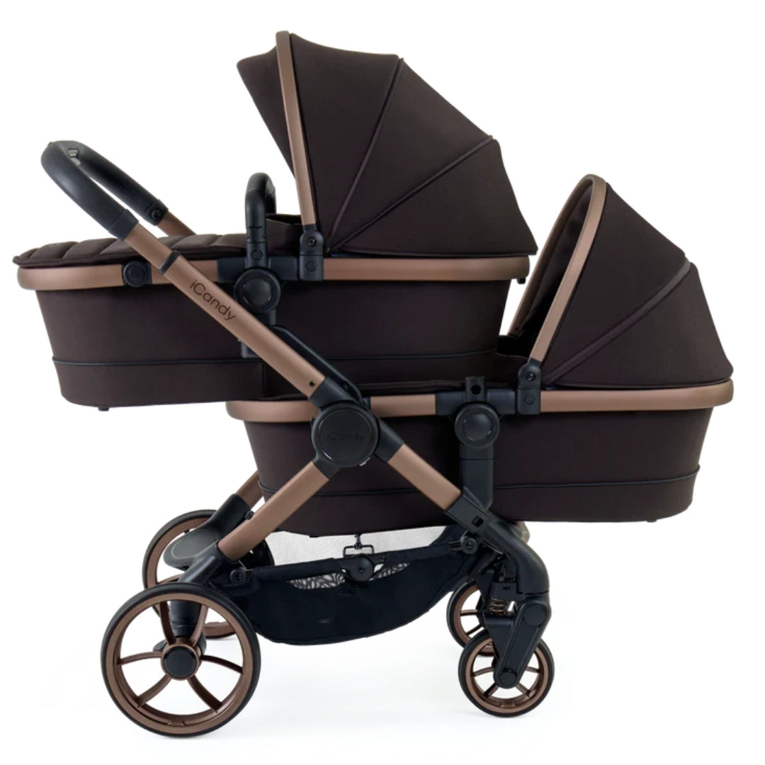 iCandy Peach 7 Twin Pram Pecan