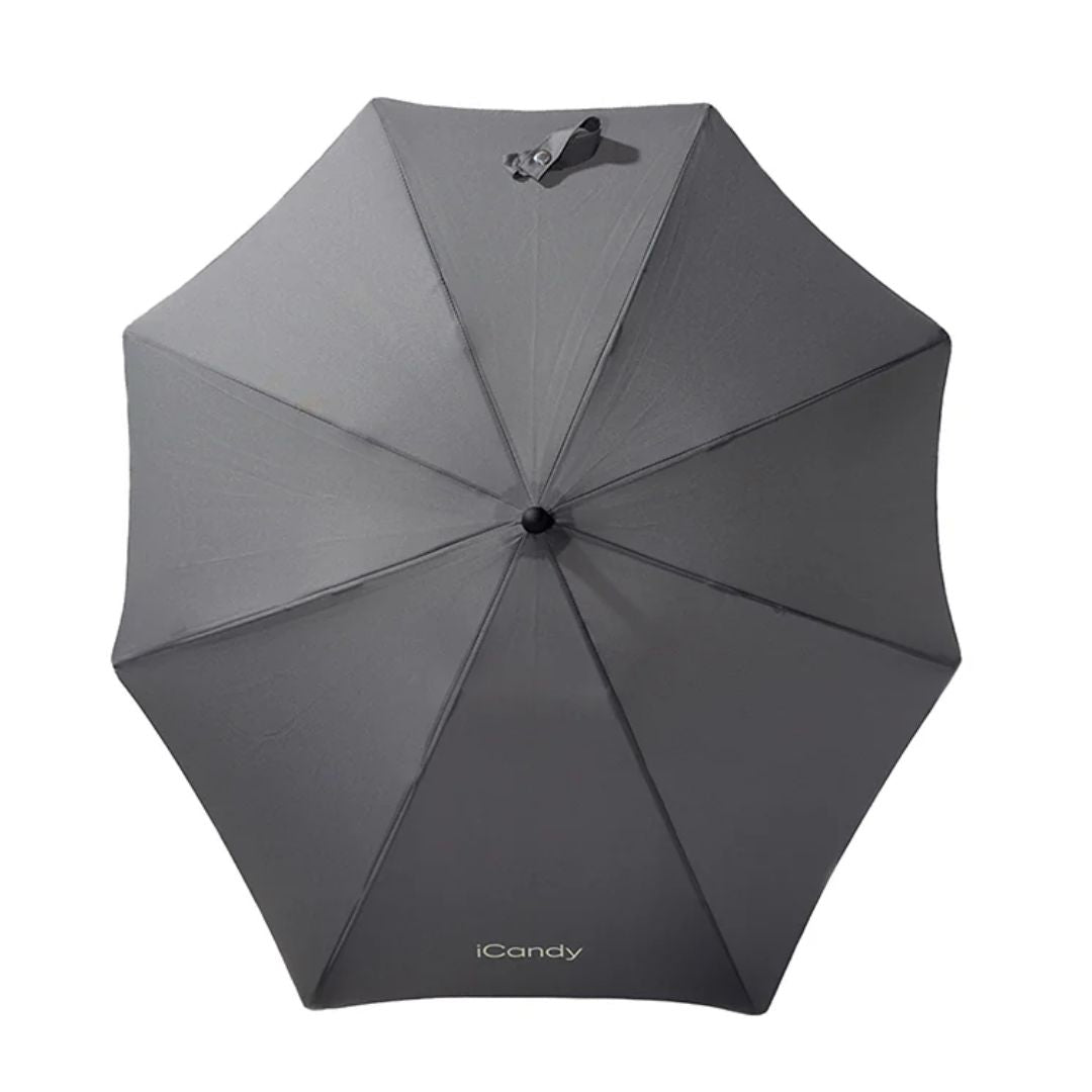 iCandy Parasol Dark Grey with Peach Clamp