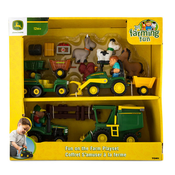 John Deere Fun On The Farm Play Set (20 Piece Set)