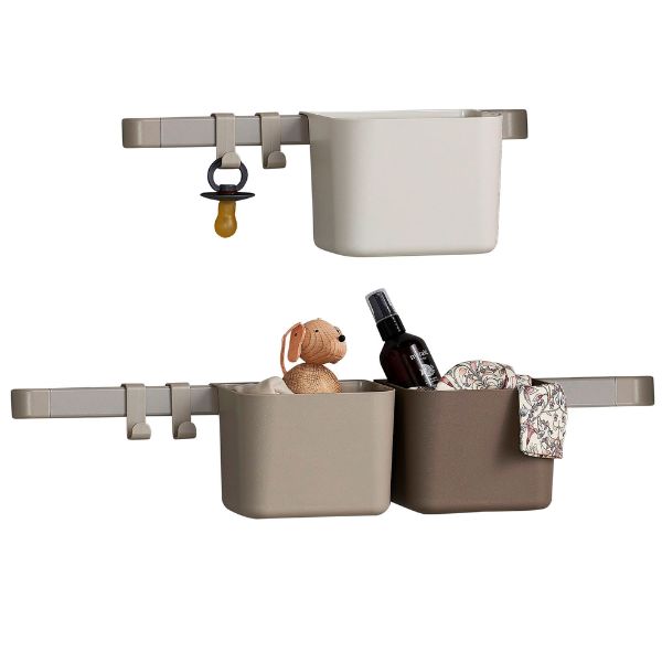 Leander 3 Piece Organisers Cappuccino