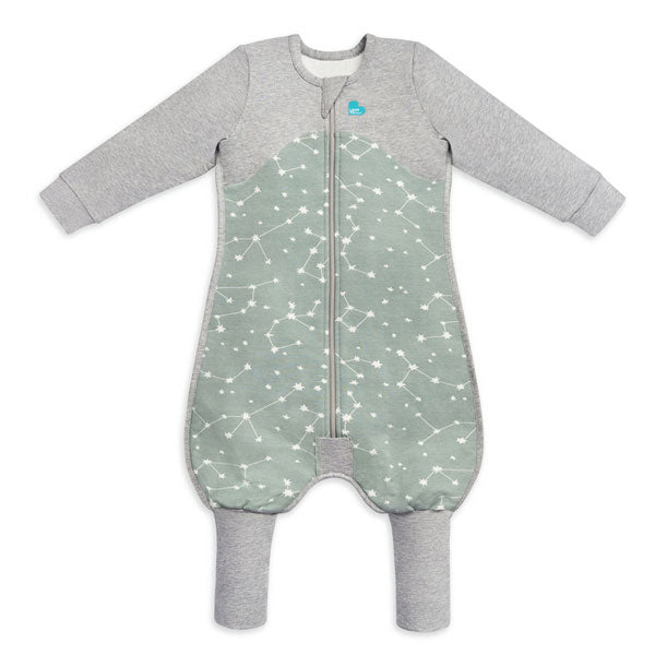 Love to Dream Sleep Suit Long Sleeve Organic Size 0 6-12m 1.0Tog Olive Stellar