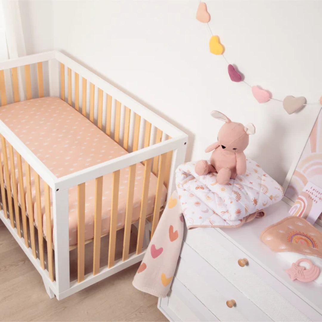 Living Textiles Cot Fitted Sheets 2pk Bohemian Bliss