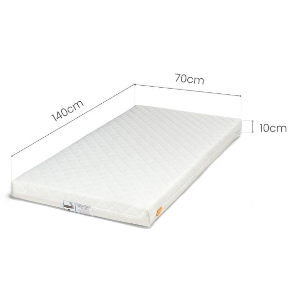 Mamas & Papas Cot Bed Essential Pocket Spring Mattress (140 x 70 x 10cm)