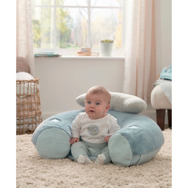 Mamas & Papas Welcome to the World Sit & Play Baby Floor Seat Blue