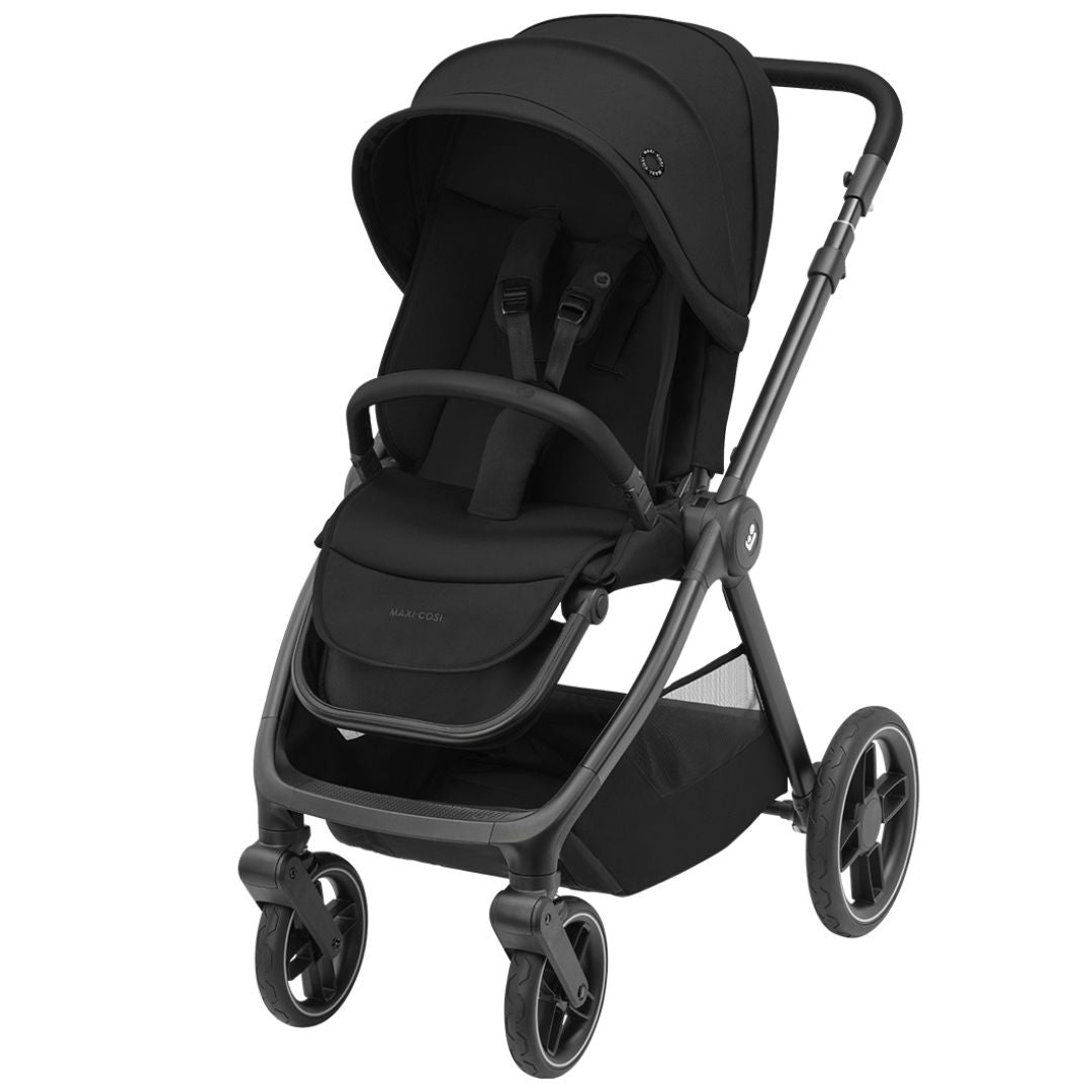 Maxi Cosi Oxford Stroller Essential Black with Oria Bassinet