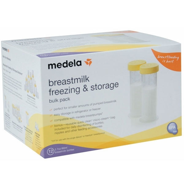 Medela Breastmilk Storage & Freezing Containers 80ml 12pk