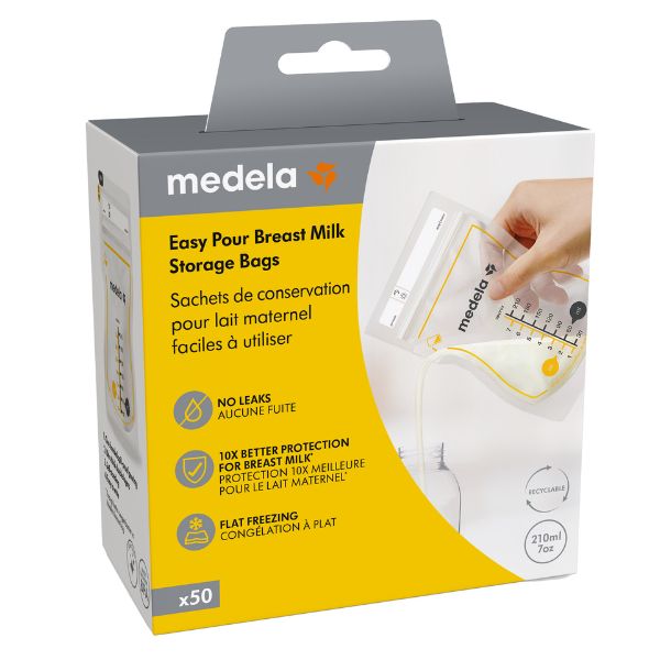 Medela Easy Pour Breast Milk Storage Bags 50pcs