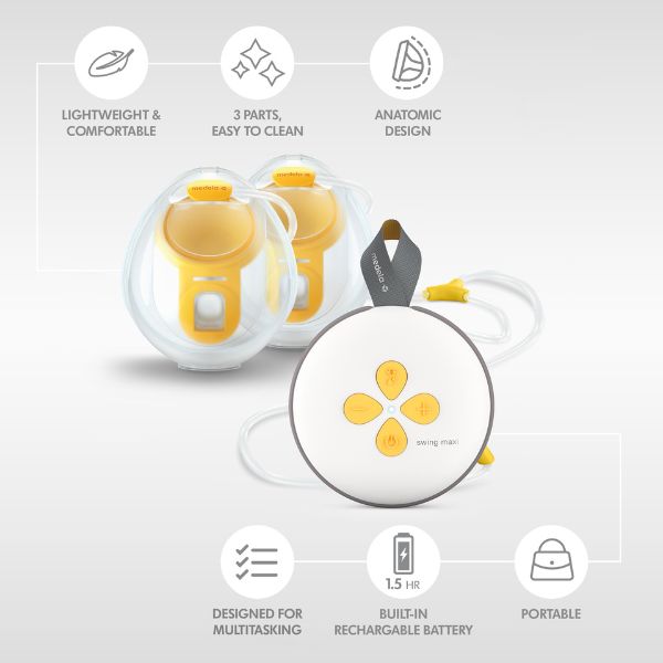 Medela Swing Maxi Hands-Free Double Electric Breast Pump