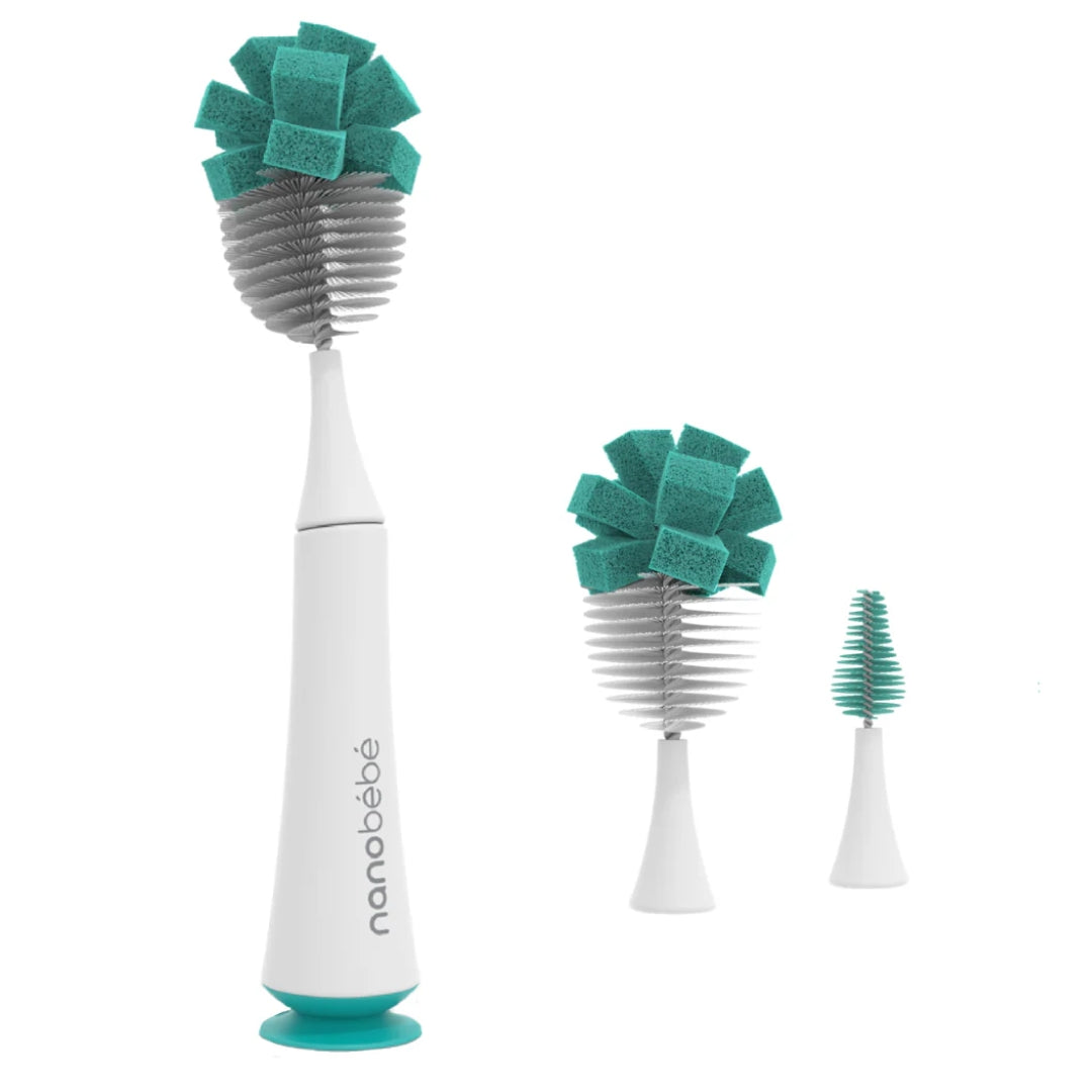 Nanobebe Flexy Brush Twin Pack Teal