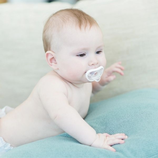 Nanobebe Flexy Pacifier 0-3m White 2pk