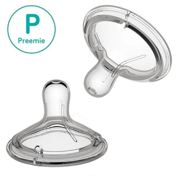 Nanobebe Silicone Teats Premmie & Newborn 2pk