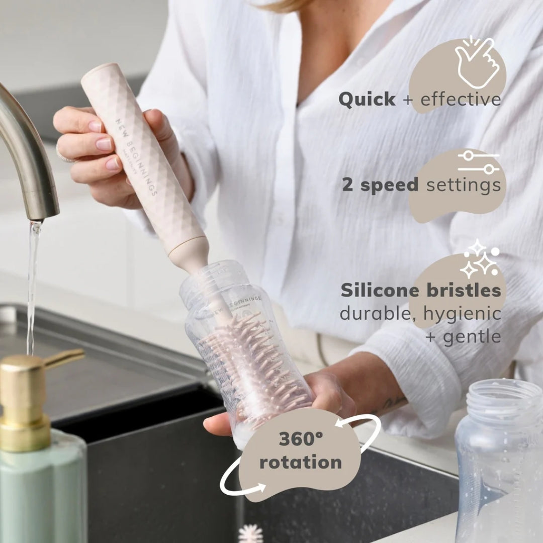New Beginnings Silicone Electric Brush Set