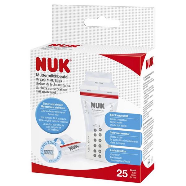 NUK Breast Milk Bags 25 Pack