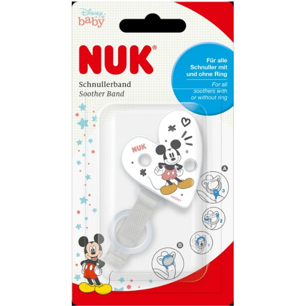 NUK Disney Mickey Mouse Soother Band – Baby Kingdom