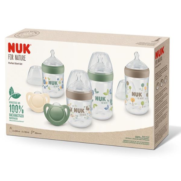 NUK For Nature Bottle Start Set With Temperature Control