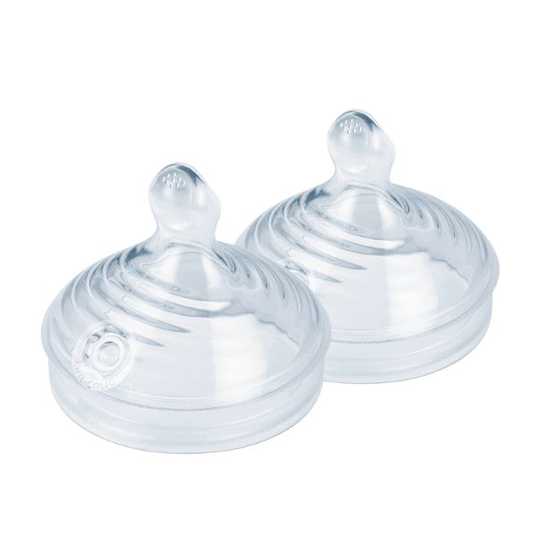 NUK For Nature Silicone Teat Large 2pk
