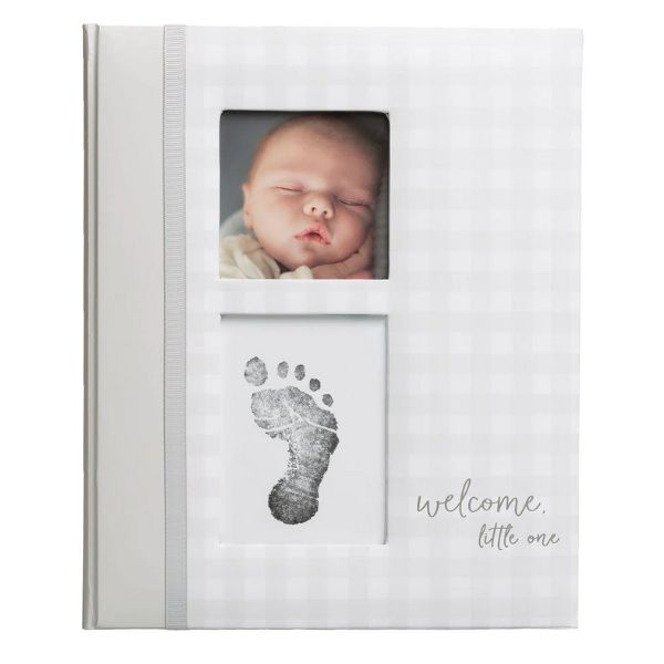 Pearhead Gingham Babybook