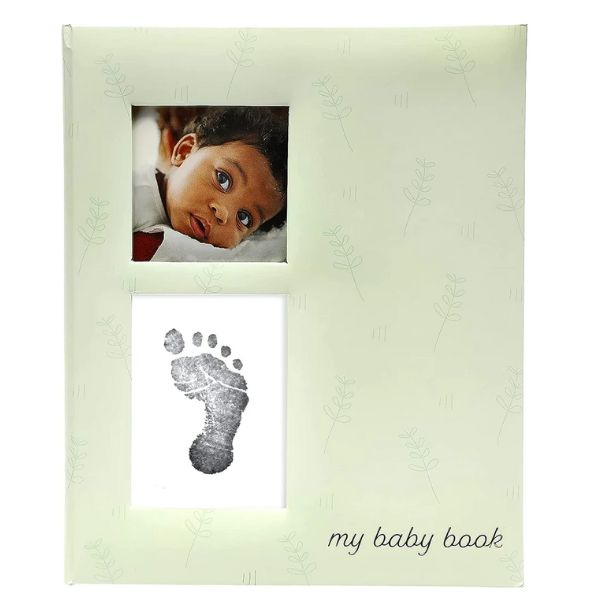 Pearhead Leaves Babybook Sage