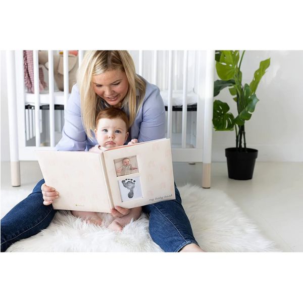 Pearhead Rainbow Babybook Blush