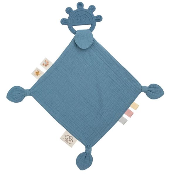 Playground Silicone Comfort Teether Blue