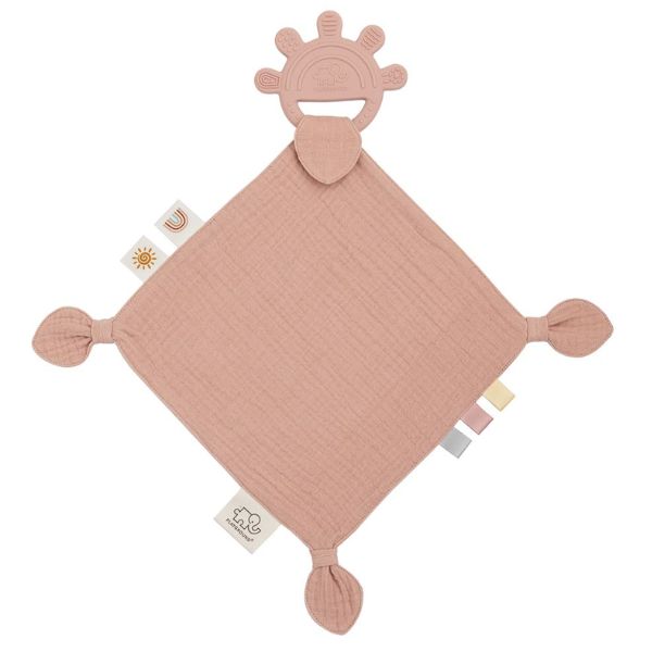 Playground Silicone Comfort Teether Rose