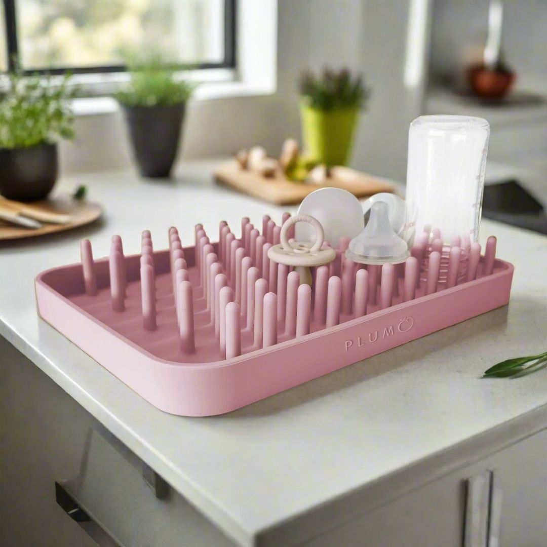 PLUM Silicone Drying Rack Dusty Berry