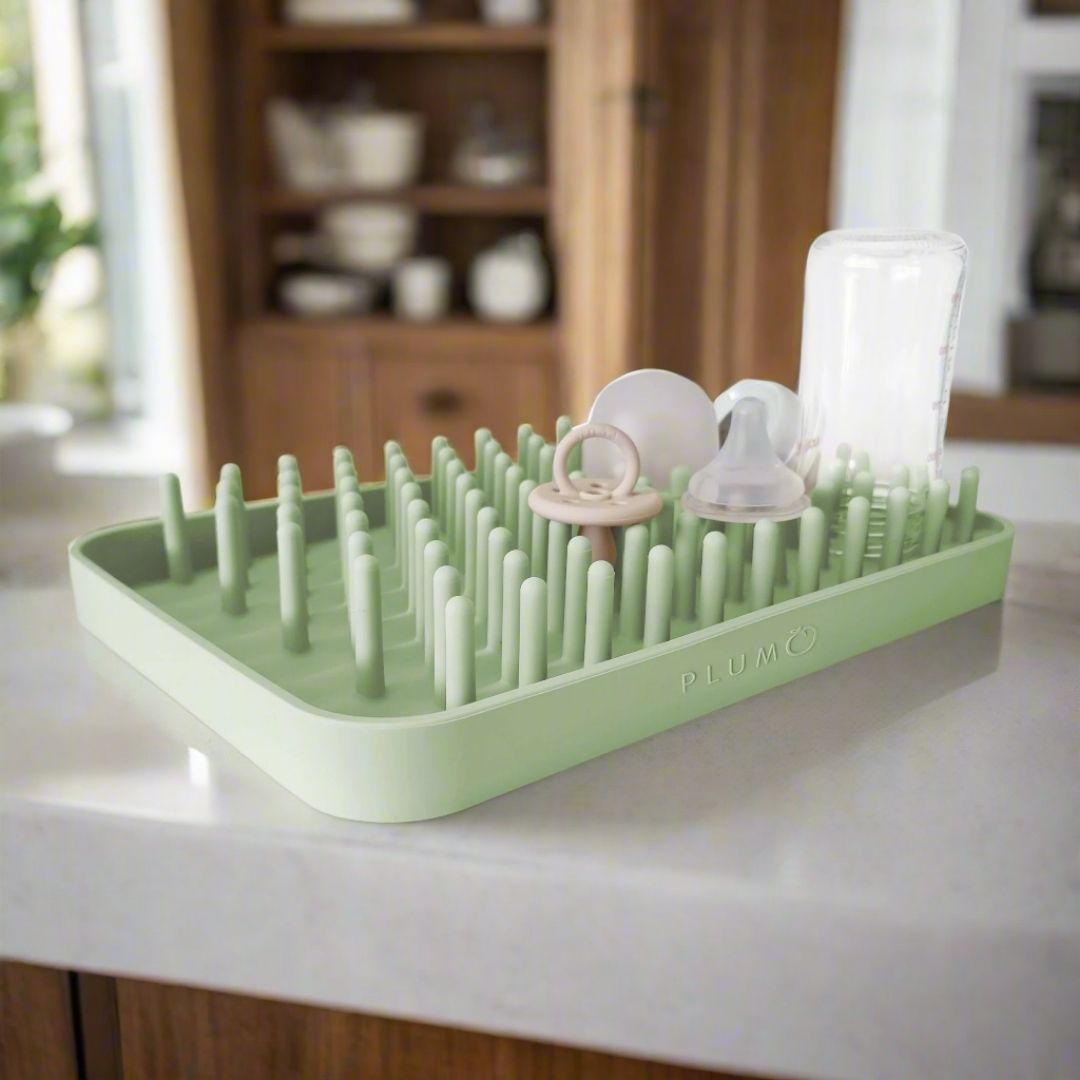 PLUM Silicone Drying Rack Olive