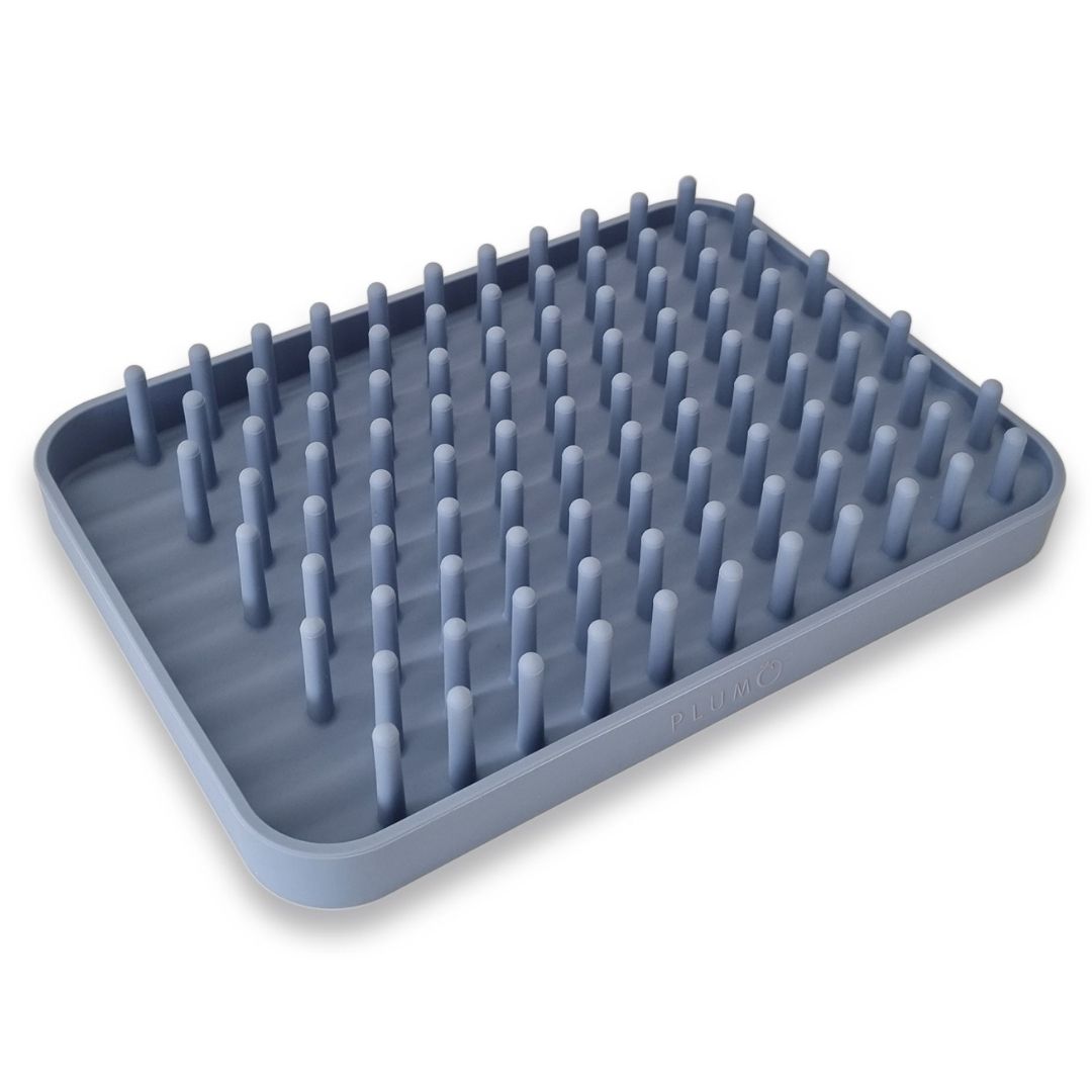 PLUM Silicone Drying Rack Steel Blue