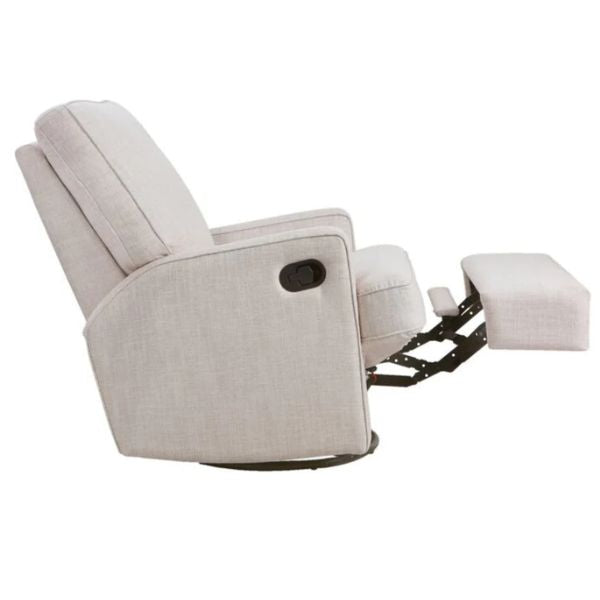 Il Tutto Quinn Recliner Glider Chair Egg Shell