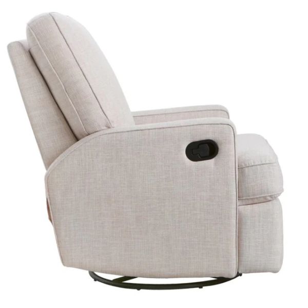 Il Tutto Quinn Recliner Glider Chair Egg Shell