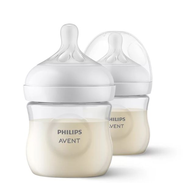 Avent Natural Response Baby Bottle 125ml 2pk – Baby Kingdom