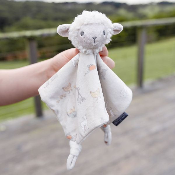 The Little Linen Company Lovie/Comforter Farmyard Lamb