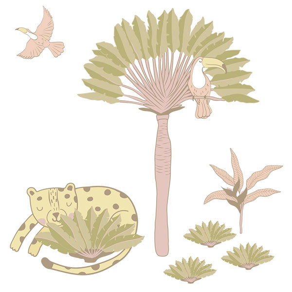 Lolli Living Tropical Mia Wall Decal Set