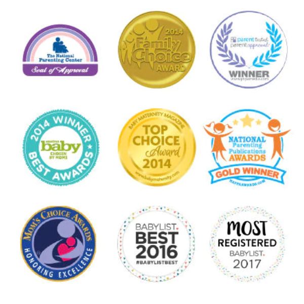 Ubbi Nappy Bin Matte White