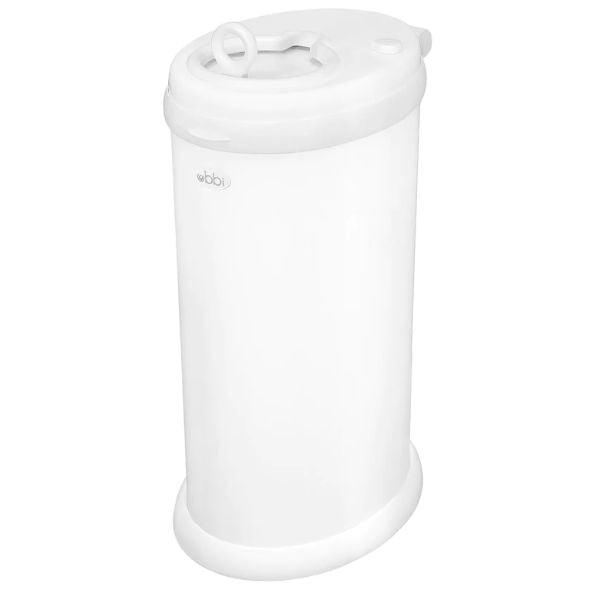 Ubbi Nappy Bin Matte White