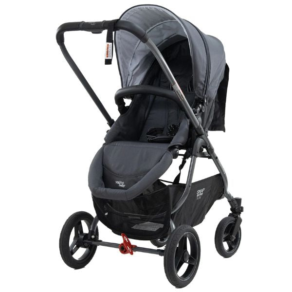 Valco Baby Snap Ultra Elite Stroller Signature Grey TRAVEL SYSTEM (Includes Britax B-POD Lite Capsule & Adaptors)