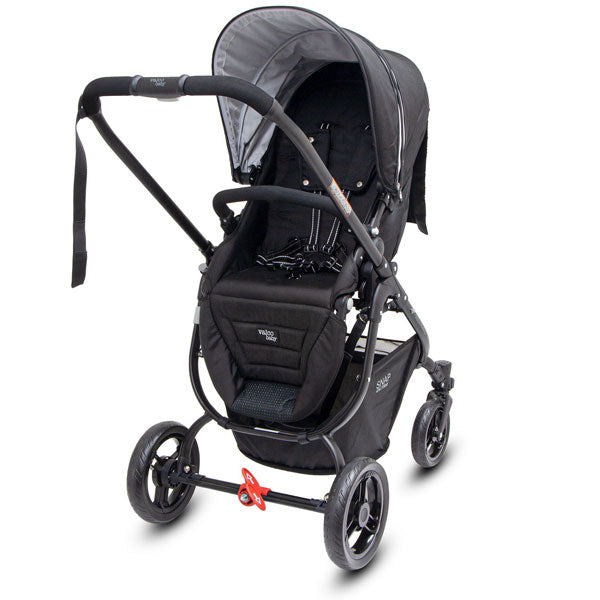 Valco Baby Snap Ultra Stroller Coal Black V3 TRAVEL SYSTEM (Includes Britax B-POD Lite Capsule & Adaptors)