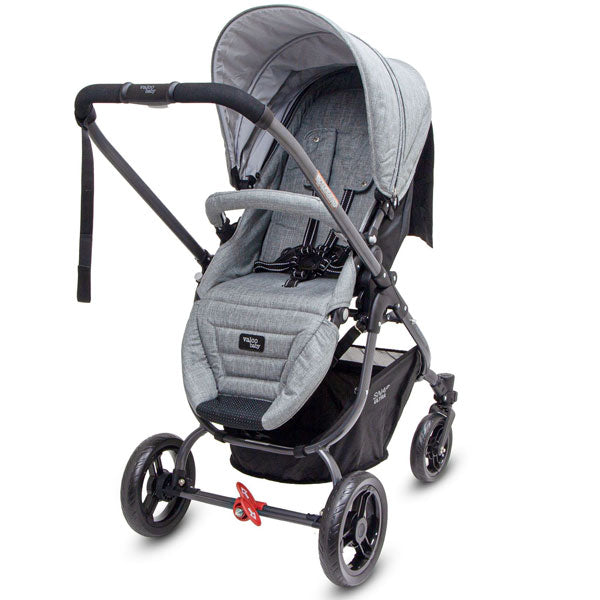 Valco Baby Snap Ultra Tailor Made Stroller Grey Marle TRAVEL SYSTEM (Includes Britax B-POD Lite Capsule & Adaptors)